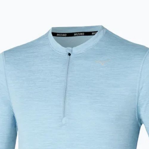 Longsleeve de alergare pentru bărbați Mizuno Impulse Core Half Zip glacier lake