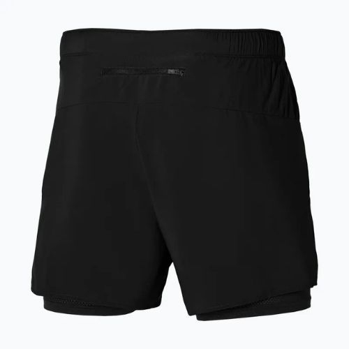 Pantaloni scurți de alergare pentru bărbați Mizuno Core 5.5" 2IN1 black