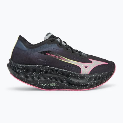 Încălțăminte de alergare pentru bărbați Mizuno Wave Rebellion Pro 2 black/silver/pink tetra
