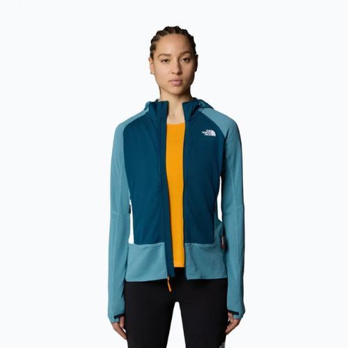 Hanorac pentru femei The North Face Bolt Polartec Hoodie algae blue/midnight petrol