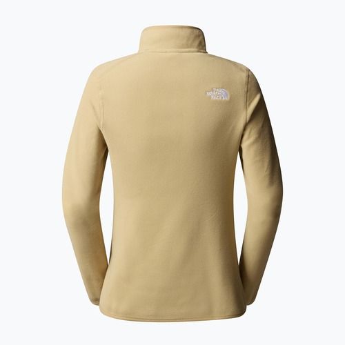 Hanorac pentru femei The North Face 100 Glacier 1/4 Zip khaki stone