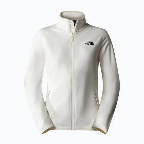 Hanorac pentru femei The North Face 100 Glacier FZ white dune/npf