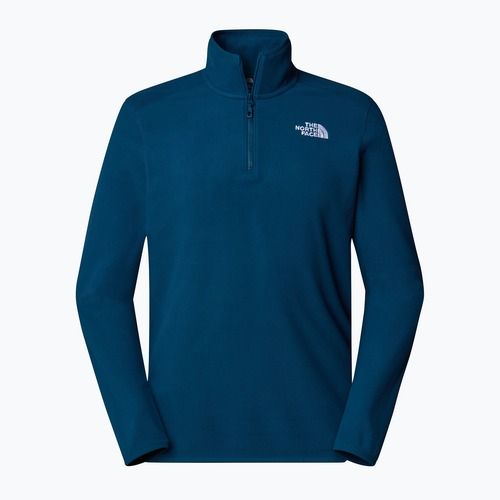 Hanorac pentru bărbați The North Face 100 Glacier 1/4 Zip midnight petrol