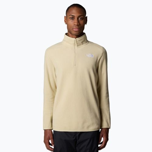 Hanorac pentru bărbați  The North Face 100 Glacier 1/4 Zip zion orange/concrete grey