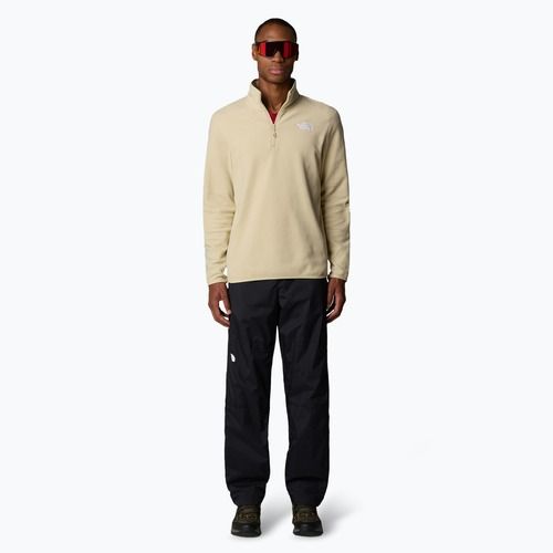 Hanorac pentru bărbați  The North Face 100 Glacier 1/4 Zip zion orange/concrete grey