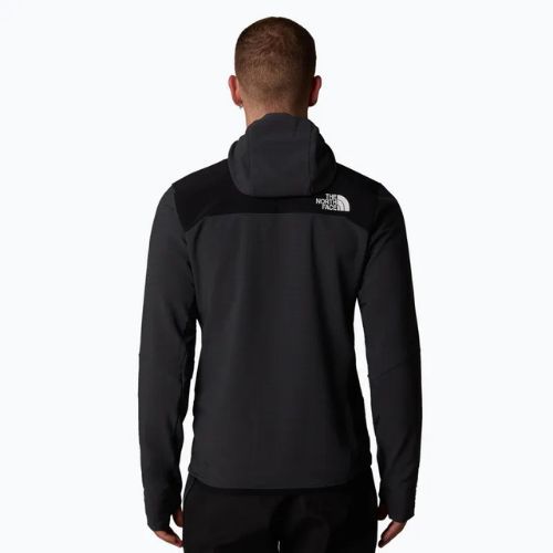 Jachetă hibridă pentru bărbați The North Face Elixir Hybrid Ventrix Midlayer gri asfalt / negru