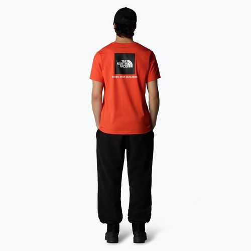 Tricou pentru bărbați The North Face Box Nse crimson orange/black