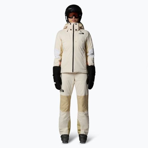 Geacă de schi pentru femei The North Face Lenado white dune/gravel/khaki