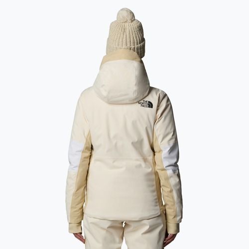 Geacă de schi pentru femei The North Face Lenado white dune/gravel/khaki