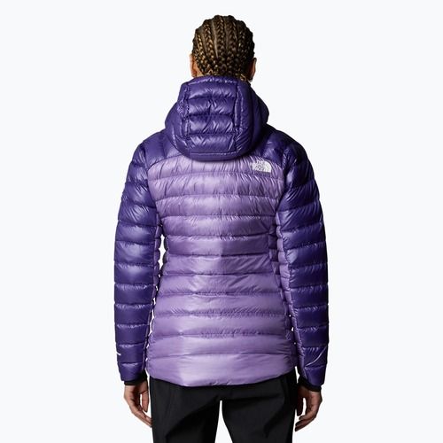 Geacă de puf pentru femei The North Face Summit Breithorn Hoodie peak purple/purple granite