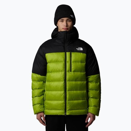 Geacă de puf pentru bărbați The North Face Kalix Down Hoodie meadow grass/black