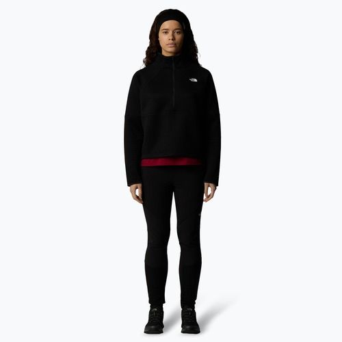 Bluză de trekking pentru femei The North Face Vertical Thermal 1/4 Zip black