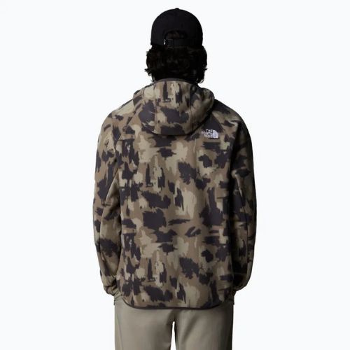 Hanorac pentru bărbați The North Face Mountain Athletics Fleece Print cavern grey painted mou
