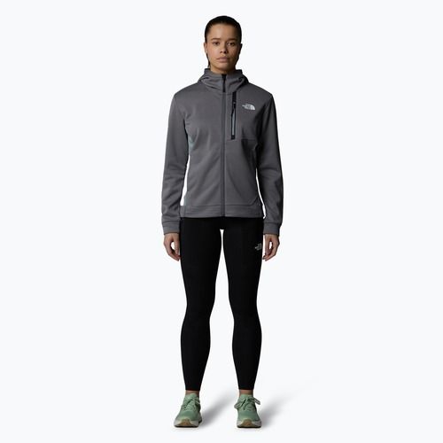 Hanorac pentru femei The North Face Mountain Athletics FZ Fleece smoked pearl/ monument grey