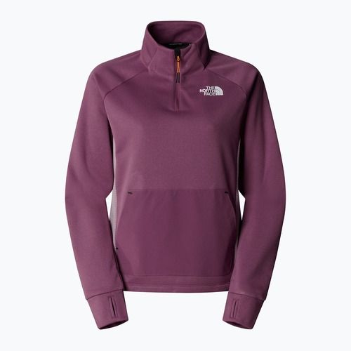 Hanorac pentru femei The North Face Mountain Athletics Fleece 1/4 Zip midnight mauve/ purple chalk
