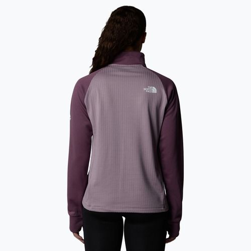 Hanorac pentru femei The North Face Mountain Athletics Fleece 1/4 Zip midnight mauve/ purple chalk