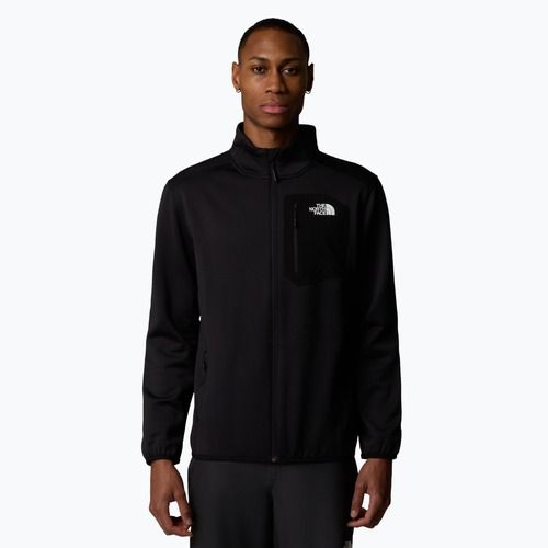 Hanorac pentru bărbați The North Face Crest FZ black