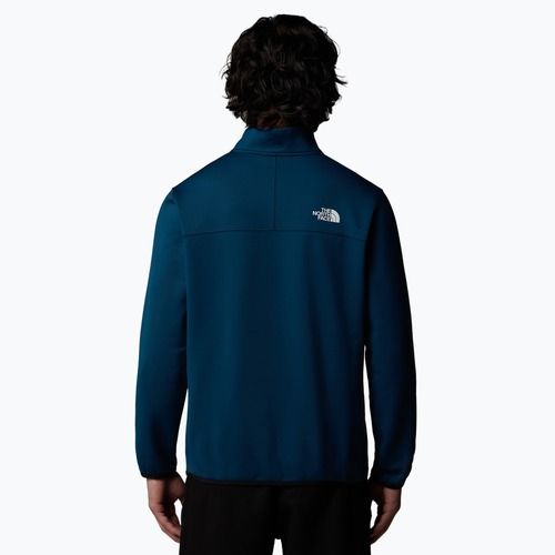 Hanorac pentru bărbați The North Face Crest 1/4 Zip midnight petrol/ black The North Face Crest 1/4 Zip midnight petrol/ black
