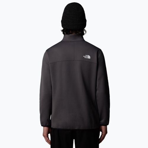 Hanorac pentru bărbați The North Face Crest 1/4 Zip anthracite grey/ black