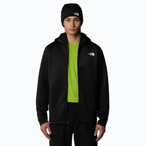 Bluză de trekking pentru bărbați The North Face Vertical Thermal FZ Hoodie black