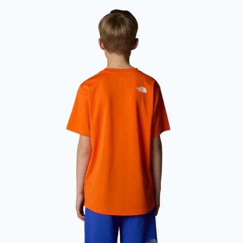 Tricou pentru copii The North Face Reaxion orange