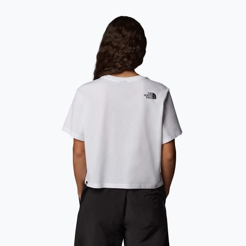 Tricou pentru femei The North Face Easy Relaxed Cropped white