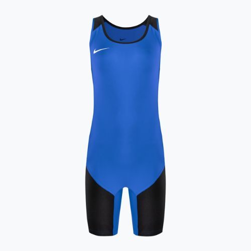 Combinezon pentru bărbați Nike Weightlifting Singlet royal/black