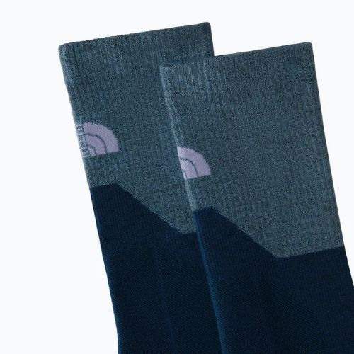 Șosete de trekking pentru bărbați The North Face Hiking Crew midnight petrol/algae blue
