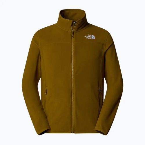 Hanorac pentru bărbați The North Face 100 Glacier Full Zip moss green