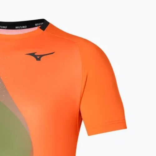 Tricou de tenis pentru bărbați  Mizuno Release Shadow Tee vibrant orange