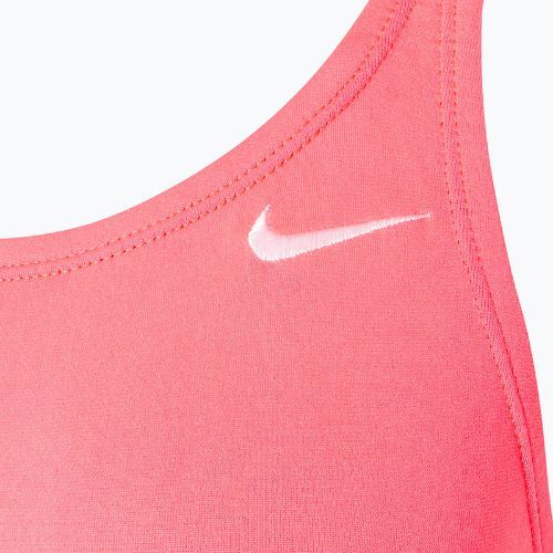 Costum de baie dintr-o piesă pentru femei Nike Hydrastrong Solid Fastback hot punch