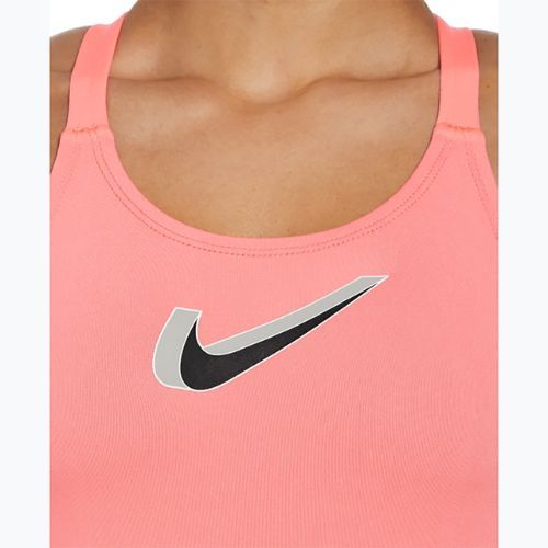 Costum de baie dintr-o piesă pentru femei Nike Hydrastrong 3D Swoosh Fastback hot punch