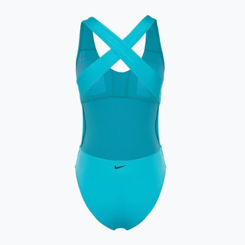 Costum de baie dintr-o piesă pentru femei Nike Multi Logo Crossback dusty cactus