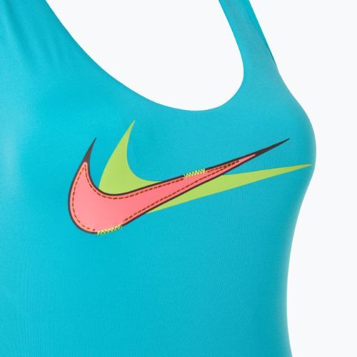 Costum de baie dintr-o piesă pentru femei Nike Multi Logo Crossback dusty cactus