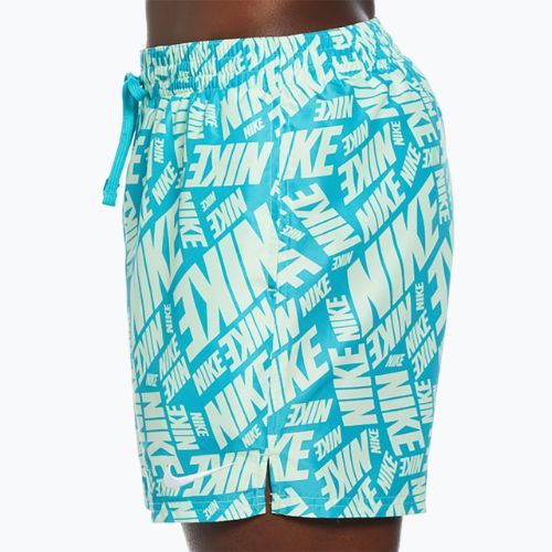 Pantaloni scurți de înot pentru bărbați Nike Tossed 5" Volley vapor green