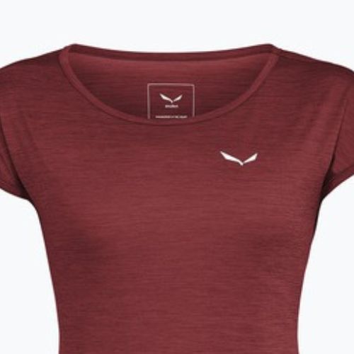 Tricou pentru femei  Salewa Puez Melange Dry syrah melange