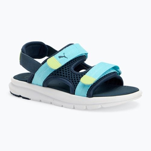 Sandale pentru copii  PUMA Evolve PS dark night/hero blue/lily pad