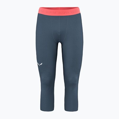 Pantaloni termoactivi pentru bărbați Salewa Cristallo Warm AMR 3/4 dark denim