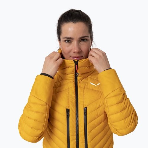 Geacă de puf pentru femei Salewa Ortles Hyb Rds Dwn gold