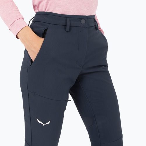 Pantaloni de trekking pentru femei Salewa Puez Dolomitic 2 Dst Reg navy blazer