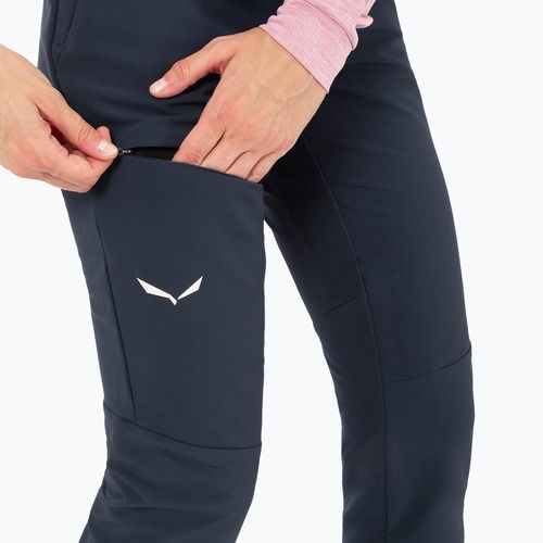 Pantaloni de trekking pentru femei Salewa Puez Dolomitic 2 Dst Reg navy blazer