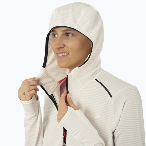 Bluză de trekking pentru femei Salewa Pedroc PL Hooded white