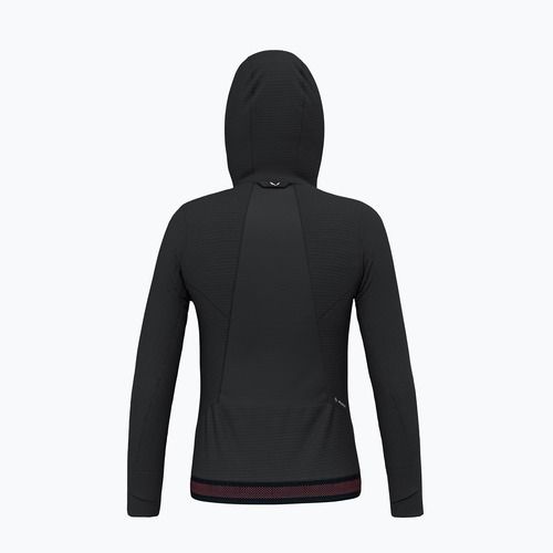 Bluză de trekking pentru femei Salewa Pedroc PL Hooded black out