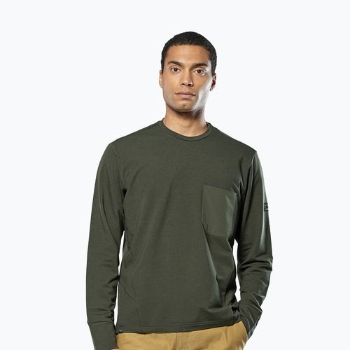 Bluza bărbați Salewa Fanes Dry Pullover verde măsliniu închis