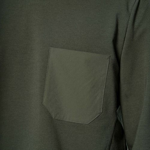 Bluza bărbați Salewa Fanes Dry Pullover verde măsliniu închis