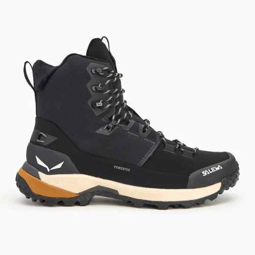 Încălțăminte de trekking pentru bărbați Salewa Puez Winter Mid Ptx black / black
