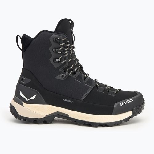 Încălțăminte de trekking pentru femei Salewa Puez Winter Mid Ptx black / black