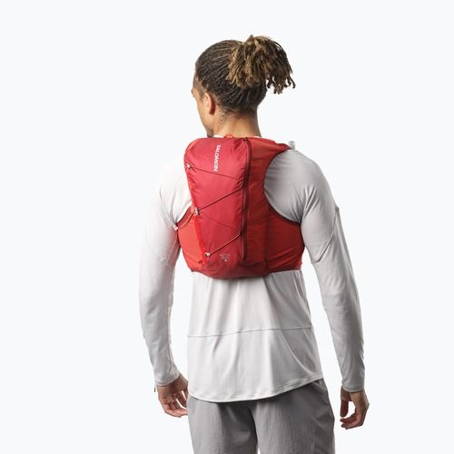 Vestă de alergare Salomon Active Skin 8 set red dahlia/high risk