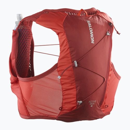 Vestă de alergare Salomon Active Skin 4 set red dahlia/high risk