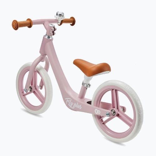 Bicicletă de echilibru Kinderkraft Fly Plus powder pink